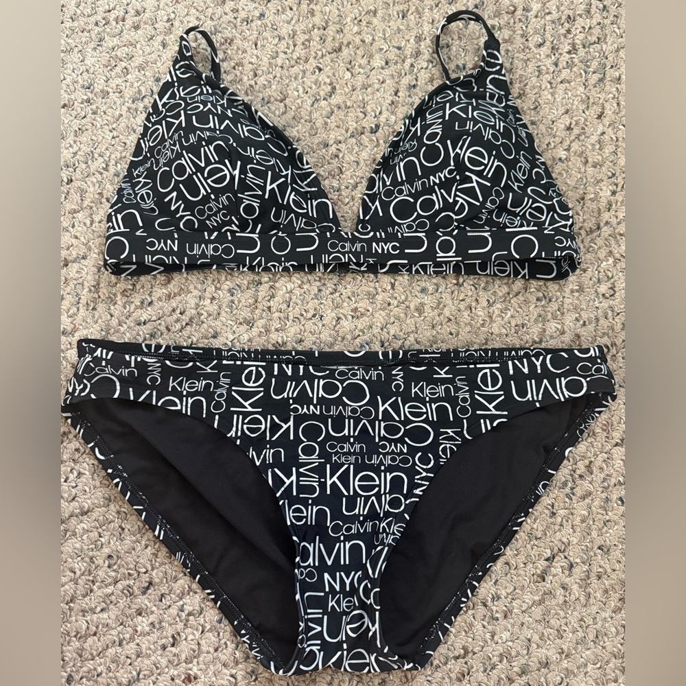 Calvin Klein Black and White Bikini